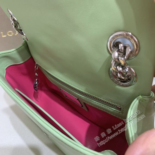 Bvlgari女包 寶格麗2020新款 幾何形狀牛皮鏈條單肩斜挎女包 古力娜紮同款 287993  fyd1558